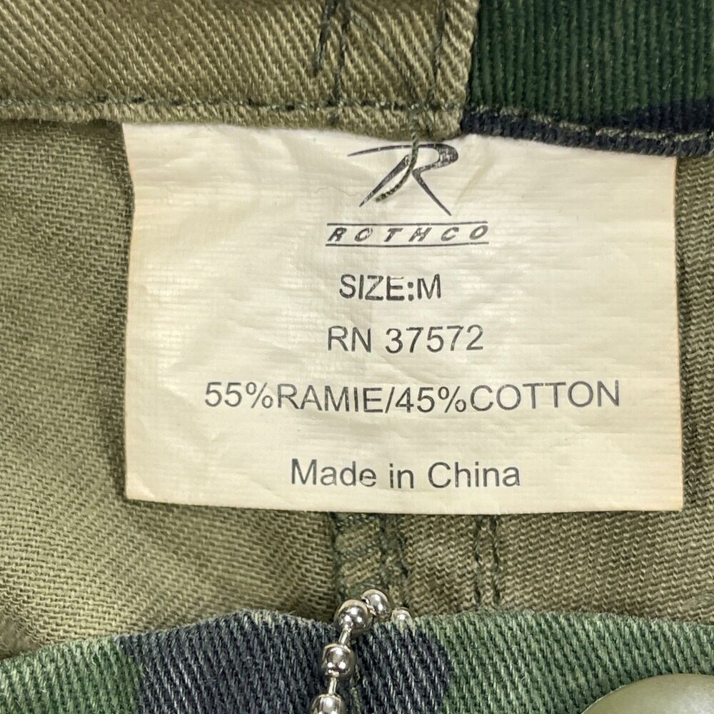 Rothco Vintage Paratrooper Fatigue Cargo Pants Womens Medium Green Woodland Camo - Picture 7 of 15